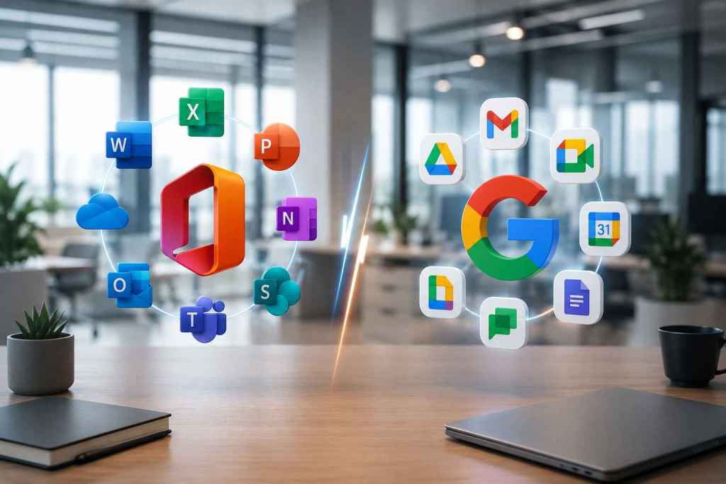 Microsoft 365 ou Google Workspace
